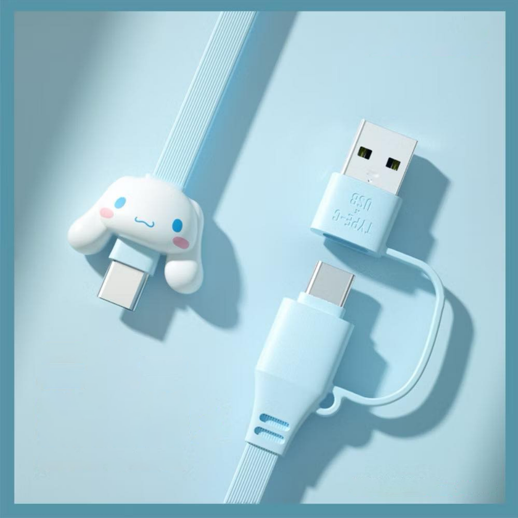 Sanrio Characters Type-C & USB Fast Charging Cable | Kawaii Pen Shop