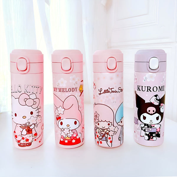 Sanrio Characters Water Bottle - Sakura Hana