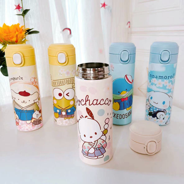 Sanrio Characters Water Bottle - Sakura Hana