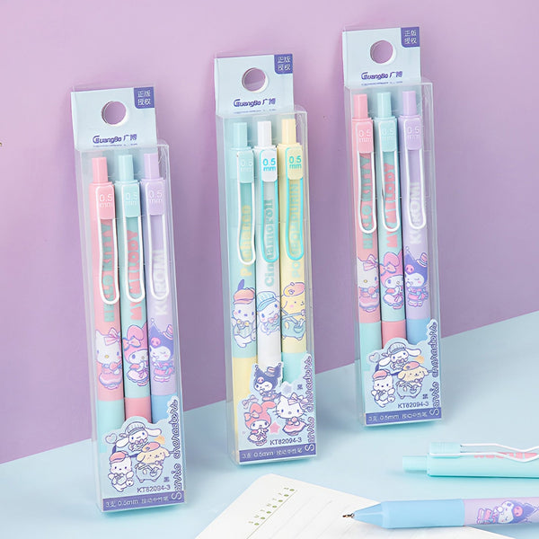 Sanrio Color Pop Gel Pens - Set of 3