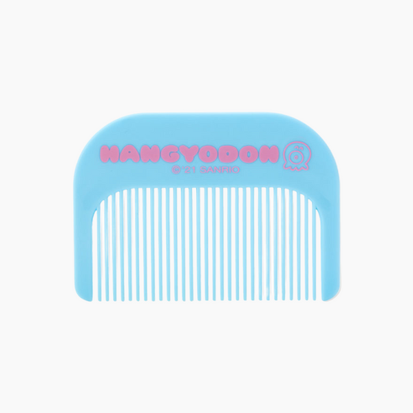 Sanrio Compact Mirror & Comb Set - Hangyodon