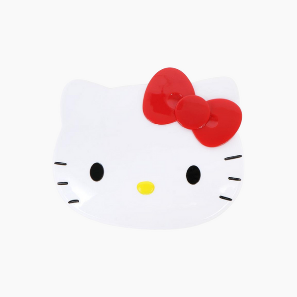 Sanrio Hello Kitty Chat Perle Percé Boucles Argent Rose Plaqué Or