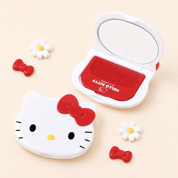 Sanrio Compact Mirror & Comb Set