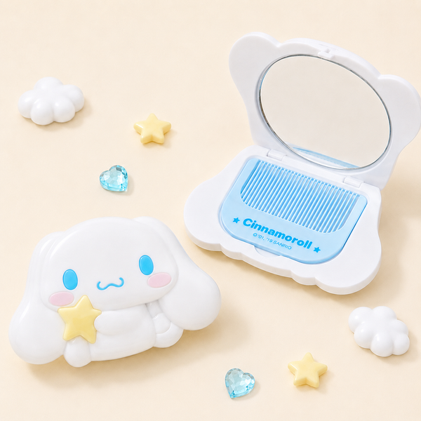 Sanrio Compact Mirror & Comb Set