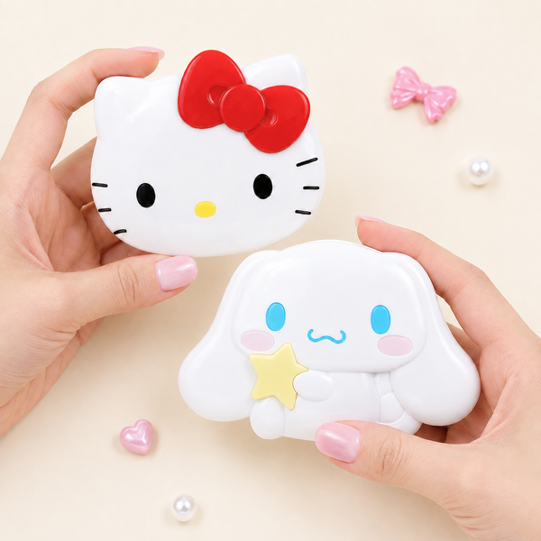 Sanrio Compact Mirror & Comb Set