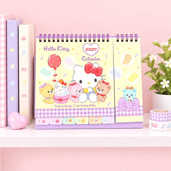 Sanrio 2027 Desk Calendar - Hello Kitty