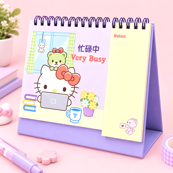 Sanrio 2027 Desk Calendar - Hello Kitty