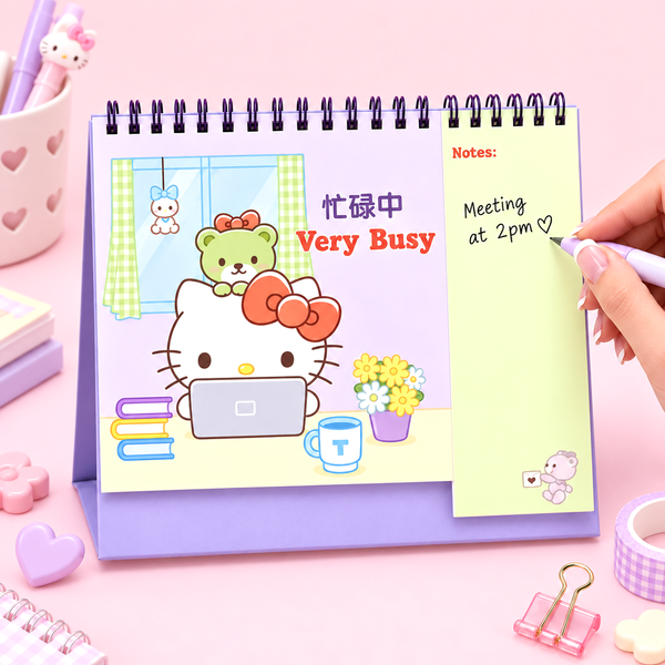 Sanrio 2027 Desk Calendar - Hello Kitty