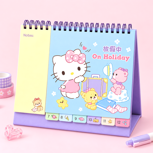 Sanrio 2027 Desk Calendar - Hello Kitty