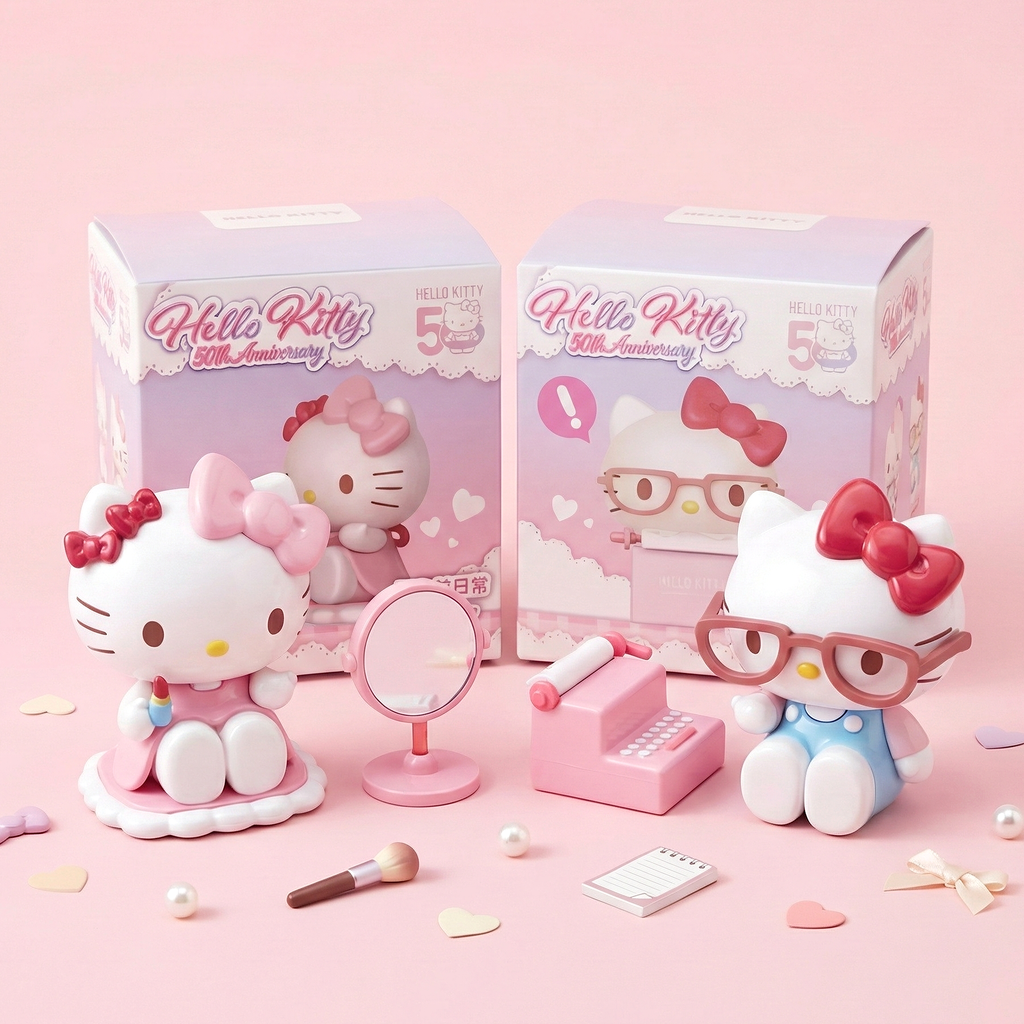 Sanrio Hello Kitty Figure - Limited 50th Anniversary | Kawaii Pen Shop Sanrio Hello Kitty Figure - Limited 50th Anniversary | Kawaii Pen Shop