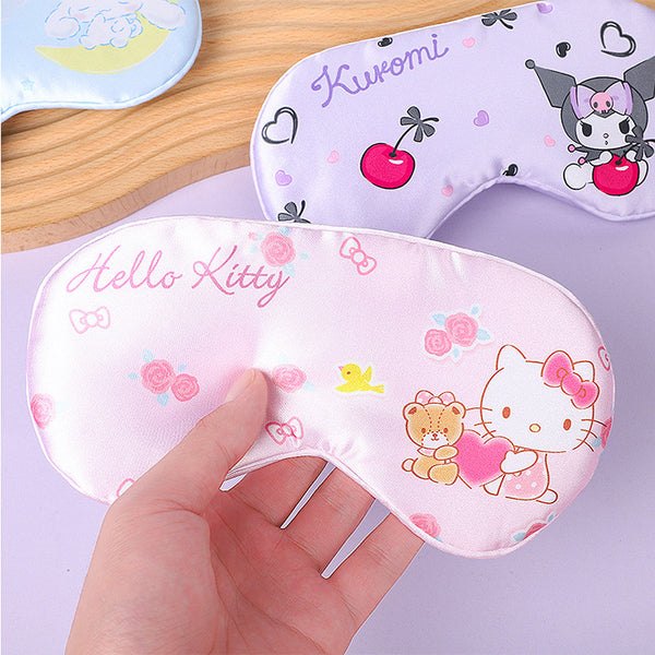 Sanrio Kawaii Bedtime Silk Eye Mask