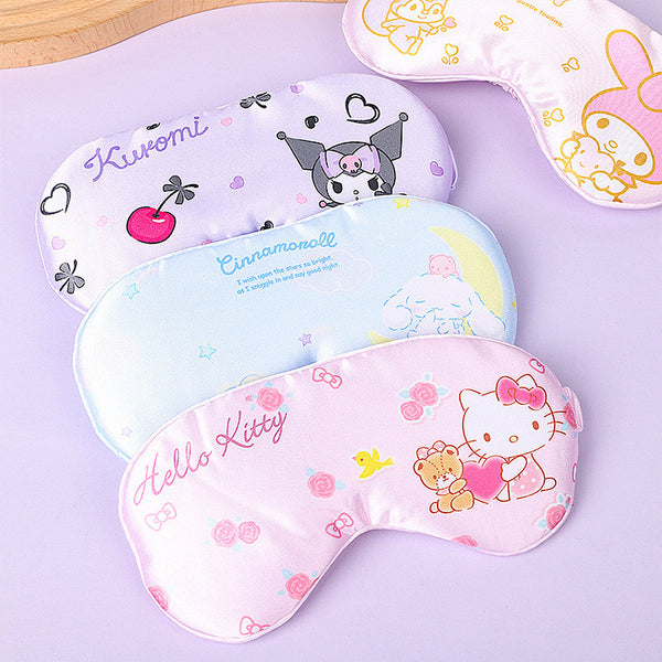 Sanrio Kawaii Bedtime Silk Eye Mask