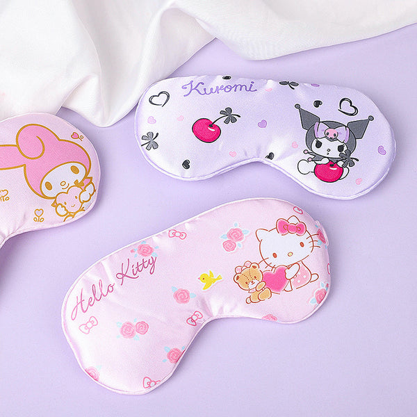 Sanrio Kawaii Bedtime Silk Eye Mask