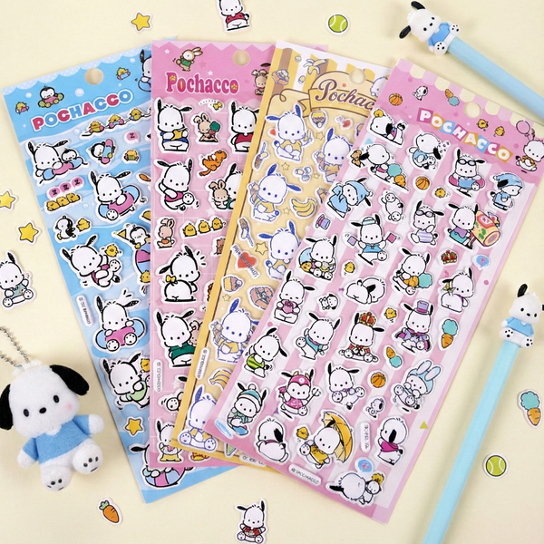 Sanrio Pochacco Puffy Stickers
