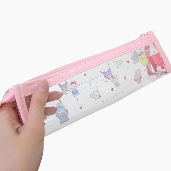 Sanrio Transparent Pencil Case - Limited Edition - Mini Hearts