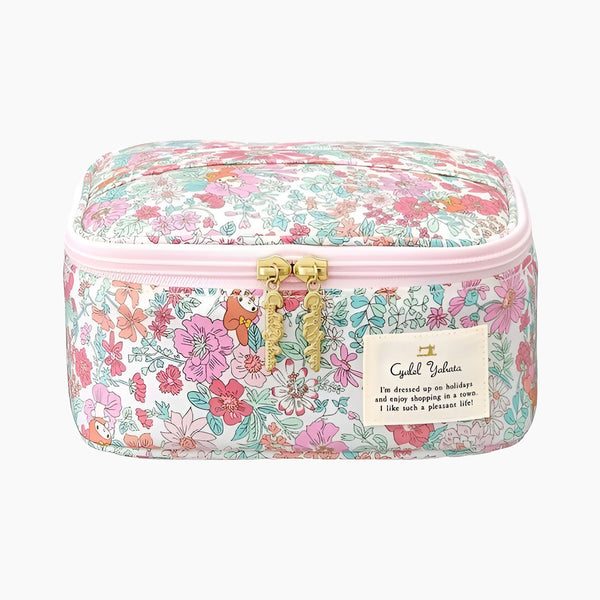 Sanrio x Liberty Fabrics Floral Cosmetic Organizer Bag - Limited Edition