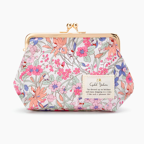 Sanrio x Liberty Fabrics Kiss-Lock Floral Frame Pouch - Limited Edition