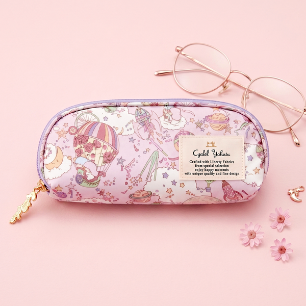 ? LIBERTY of LONDON x SANRIO Hello Kitty Floral Eyeglass Sunglass Case Sanrio x Liberty Fabrics Floral Glasses Case | Kawaii Pen Shop main image 3