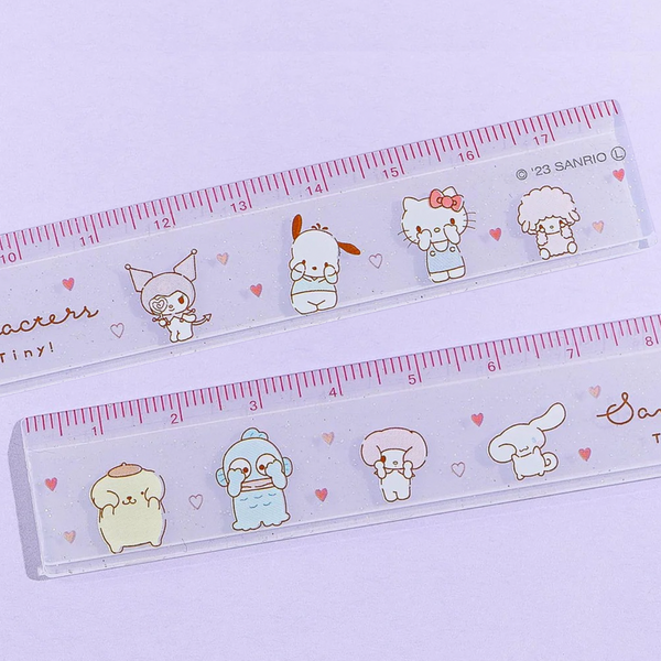 Sanrio Characters Ruler - Mini Hearts