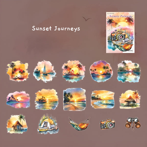 Scenery Faraway Travel Stickers