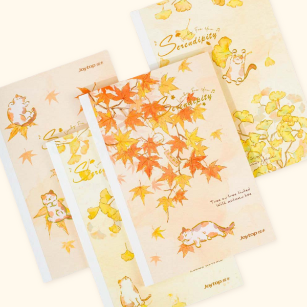 Serendipity Purrfect Fall A5 Notebook