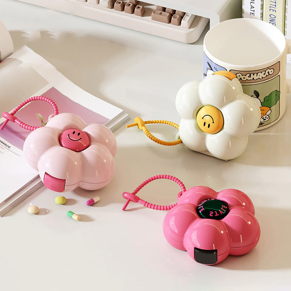 Smiley Bloom Pill Box