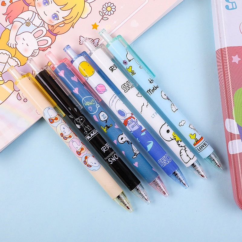Snoopy Color Pop Gel Pens | Kawaii Pen Shop