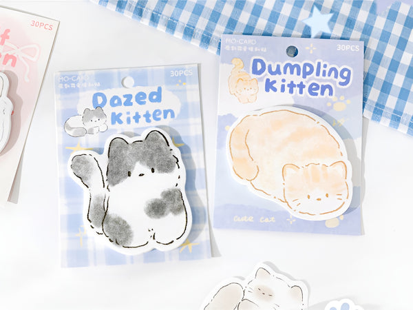 Snuggle Kitten Sticky Notes