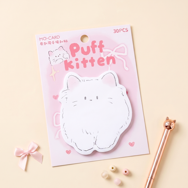 Snuggle Kitten Sticky Notes
