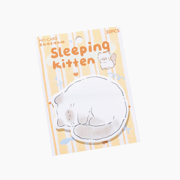 Snuggle Kitten Sticky Notes