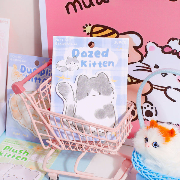 Snuggle Kitten Sticky Notes