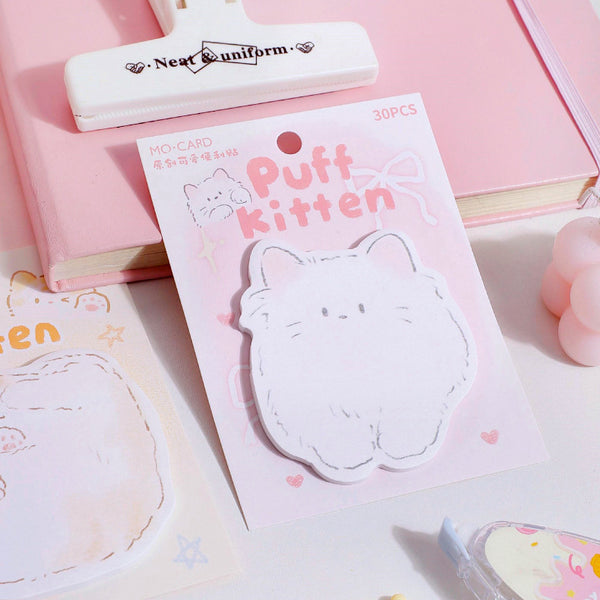 Snuggle Kitten Sticky Notes