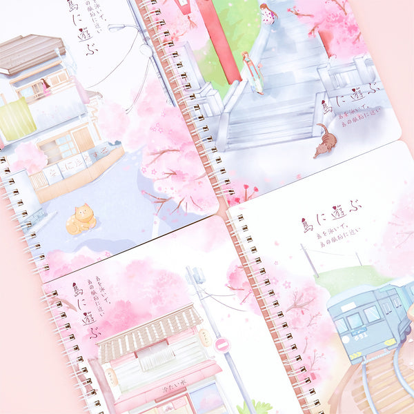 Springtime in Japan Spiral Notebook