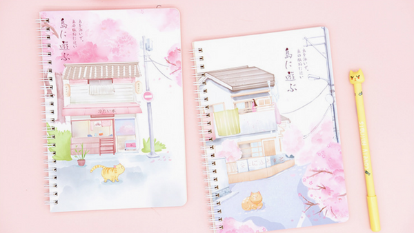 Springtime in Japan Spiral Notebook