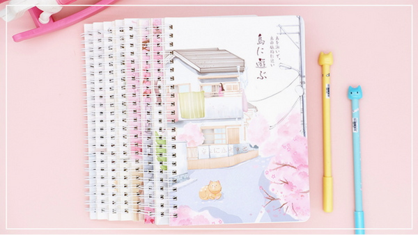 Springtime in Japan Spiral Notebook