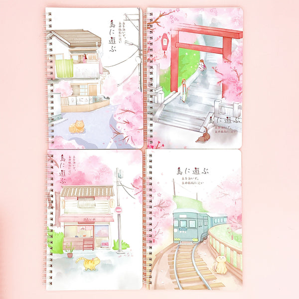 Springtime in Japan Spiral Notebook