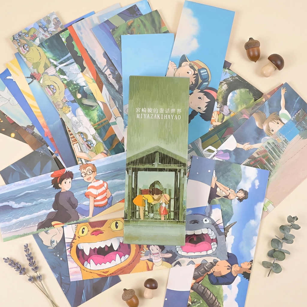 Studio Ghibli Bookmarks - Set of 30