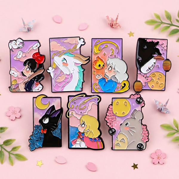 Studio Ghibli Dreamscape Enamel Pins