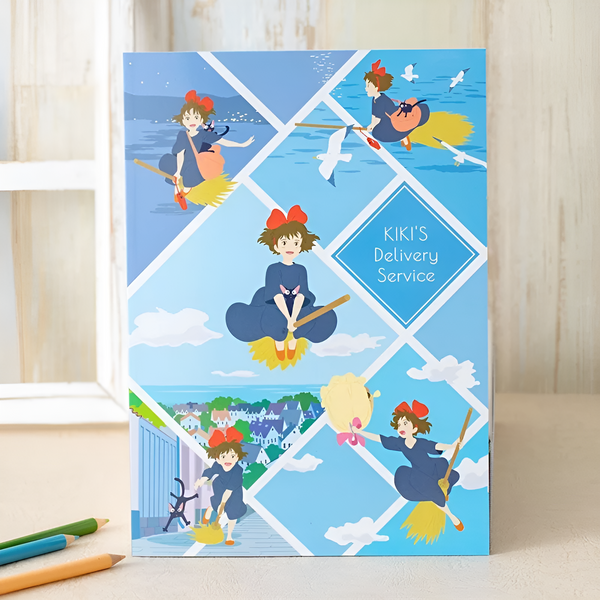 Studio Ghibli Kiki's Delivery Service B5 Notebook - Flying Kiki