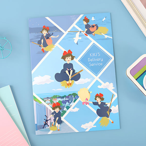 Studio Ghibli Kiki's Delivery Service B5 Notebook - Flying Kiki