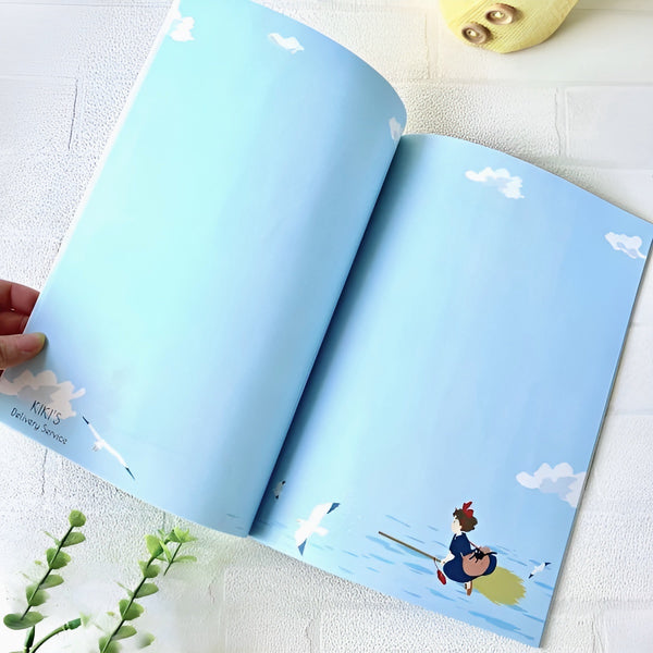 Studio Ghibli Kiki's Delivery Service B5 Notebook - Flying Kiki