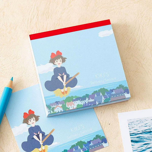 Studio Ghibli Kiki's Delivery Service Memo Pad - Flying Kiki