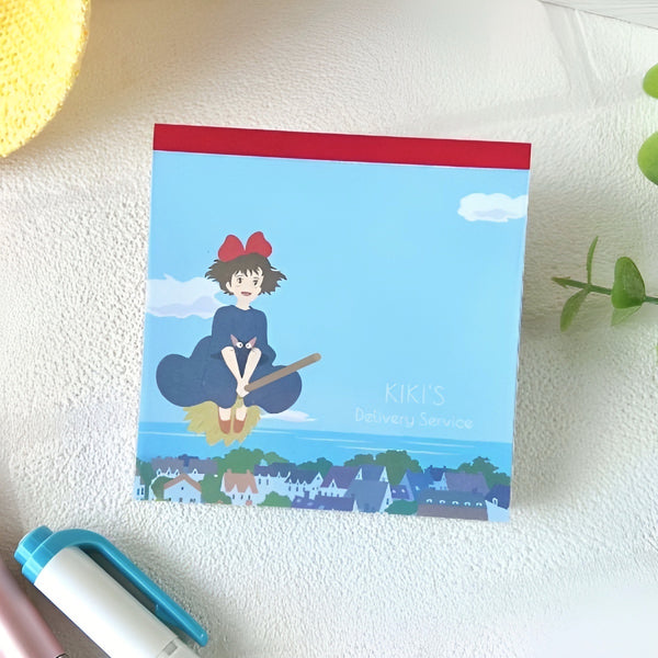 Studio Ghibli Kiki's Delivery Service Memo Pad - Flying Kiki