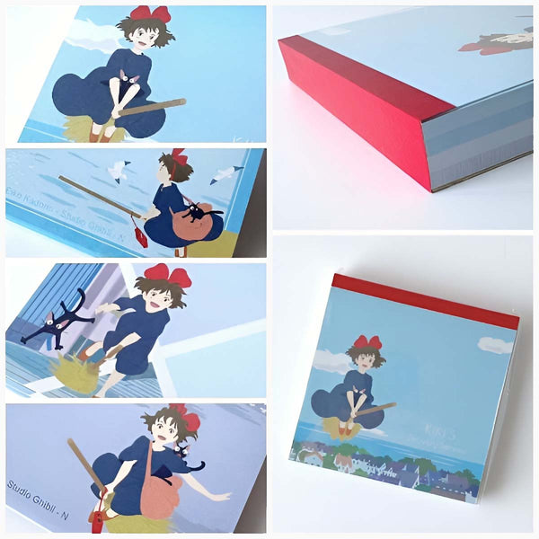 Studio Ghibli Kiki's Delivery Service Memo Pad - Flying Kiki