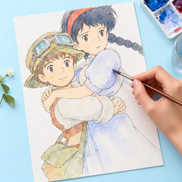 Studio Ghibli Line Art Coloring Book