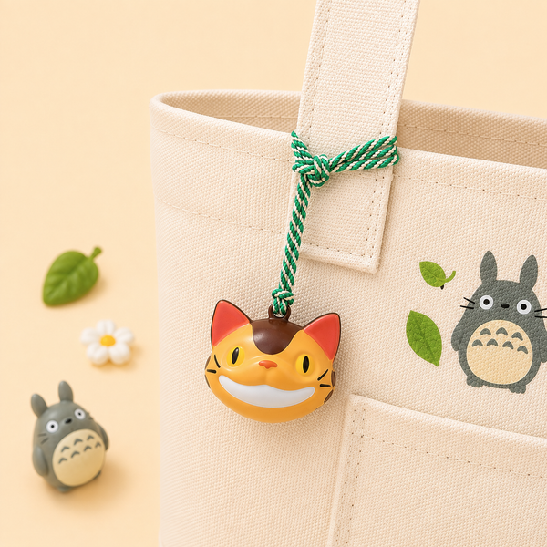 Studio Ghibli Pocket Bell Charm - My Neighbor Totoro - Catbus