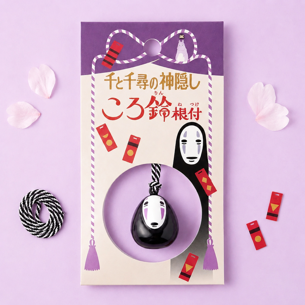 Studio Ghibli Pocket Bell Charm - Spirited Away - No-Face Spirit