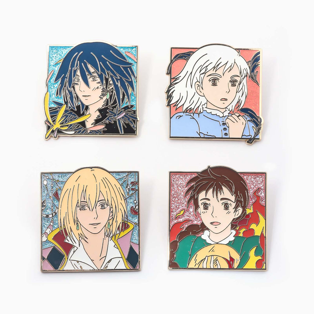 Studio Ghibli Portraits: Howl's Collection Pins | Kawaii Pen Shop