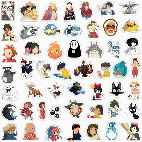 Studio Ghibli Stickers - Large Set of 100