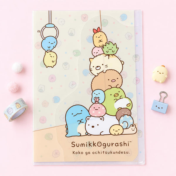 Sumikko Gurashi Character Stack Clear File - Limited Edition